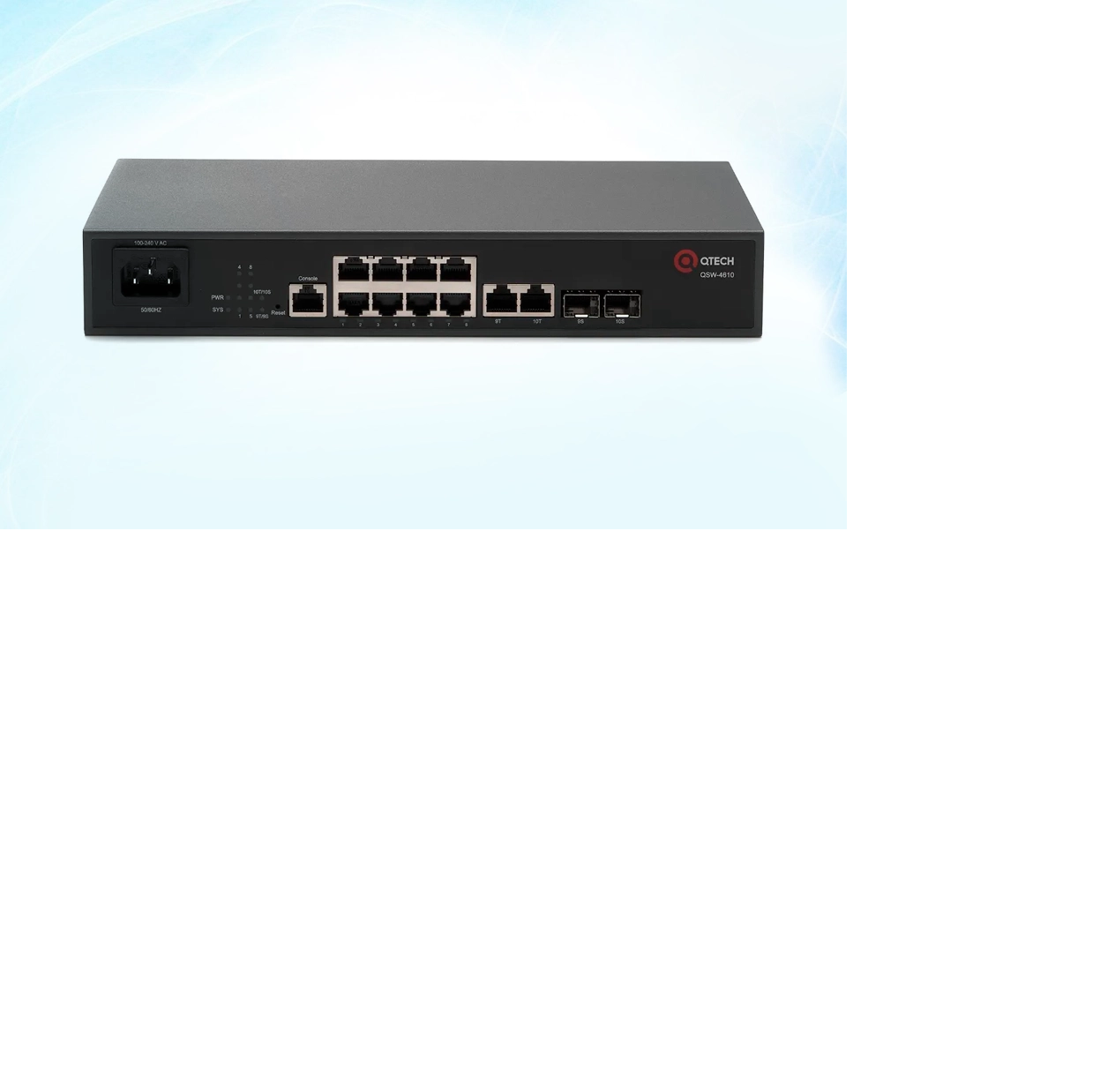 QTECH коммутатор QSW 4610 10T AC: просто о сложном QTECH коммутатор QSW 4610 10T AC: просто о сложном